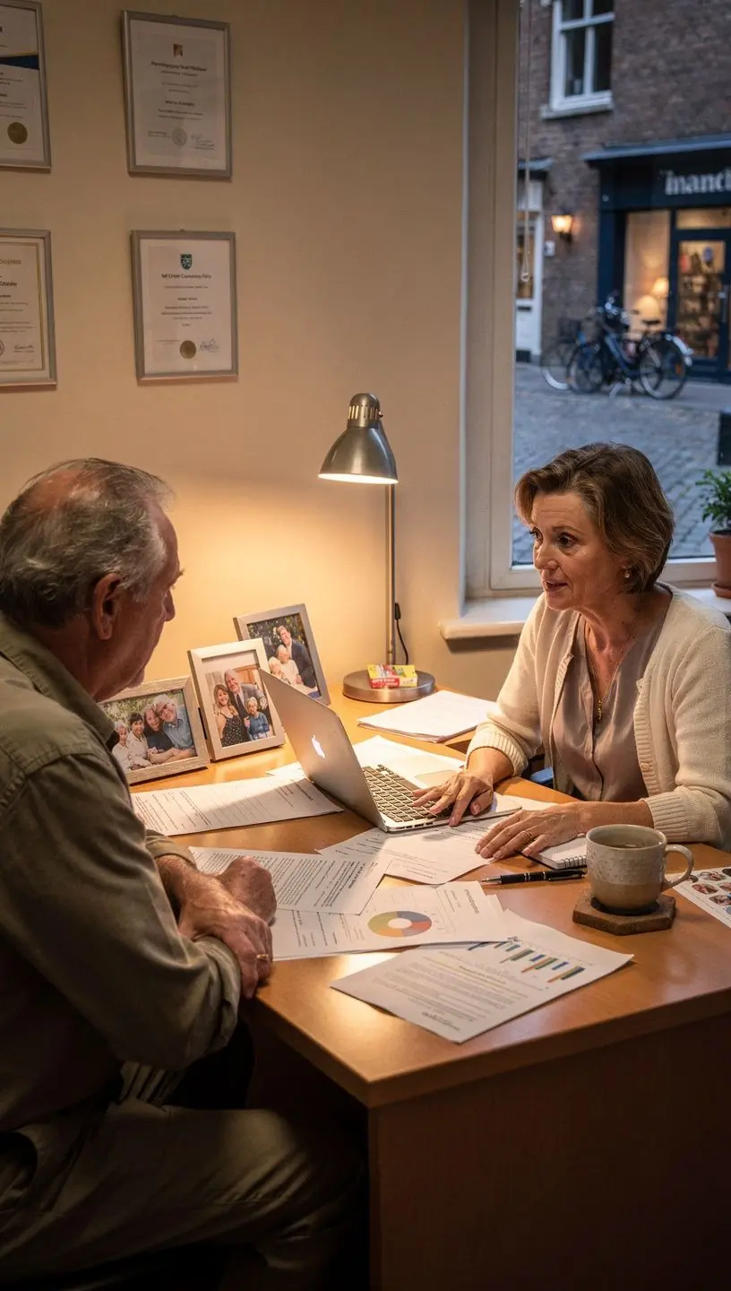 Transição de identidade profissional para pessoal na aposentadoria.